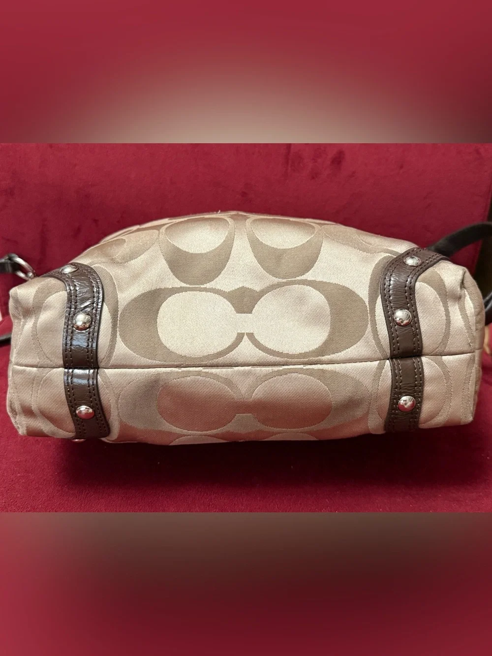 Coach satin signature